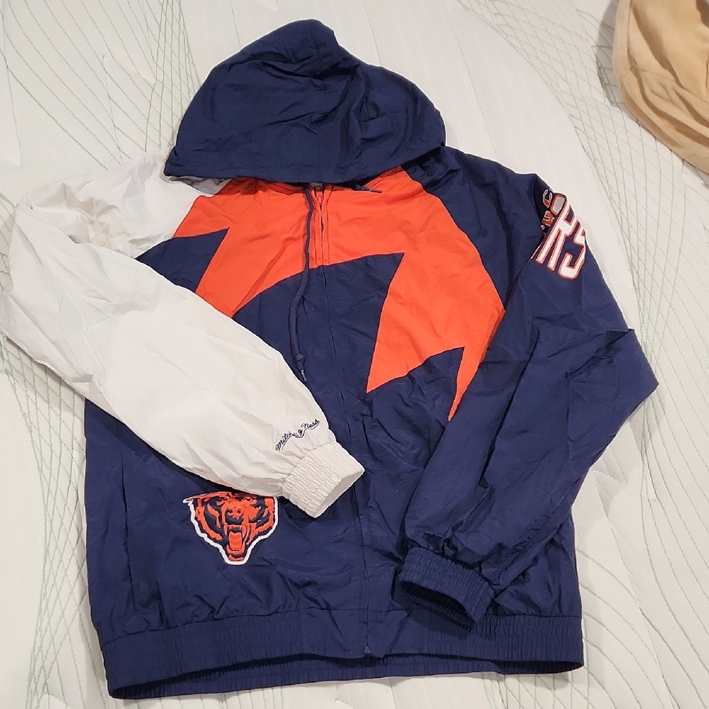 Mitchell & Ness Navy Throwback Jacket - image 1